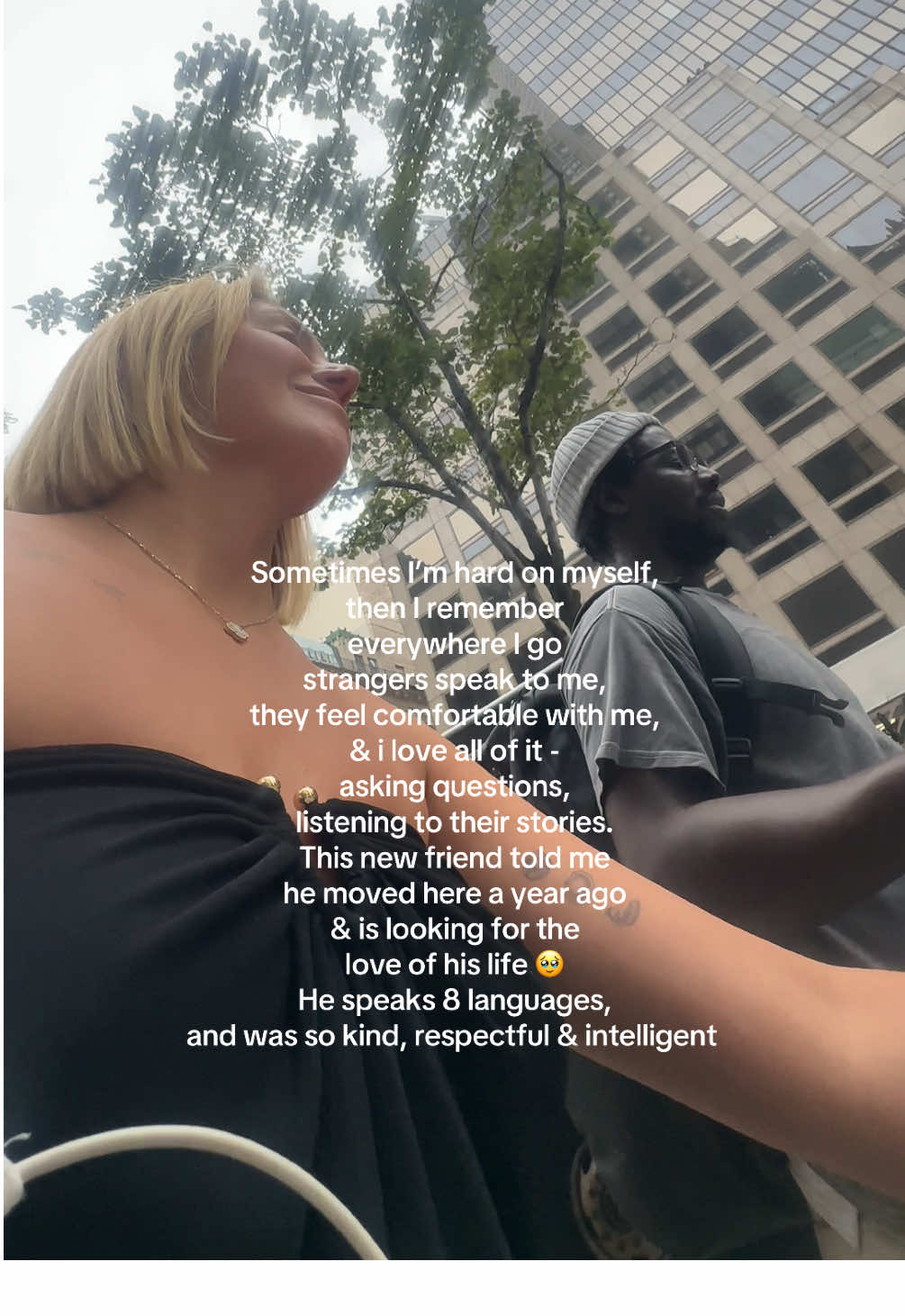 so wholesome, he said something abt how it’s “thanks to god we were able to meet” & told me he’s bad at English. I thought his English was perfect 😌 #nyc #newyorklife #nycblogger #strangers 