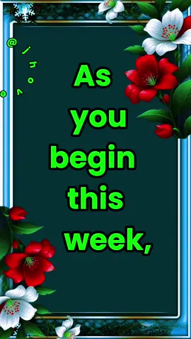 #christiantiktok #thankyoulord #newweek #happynewweek