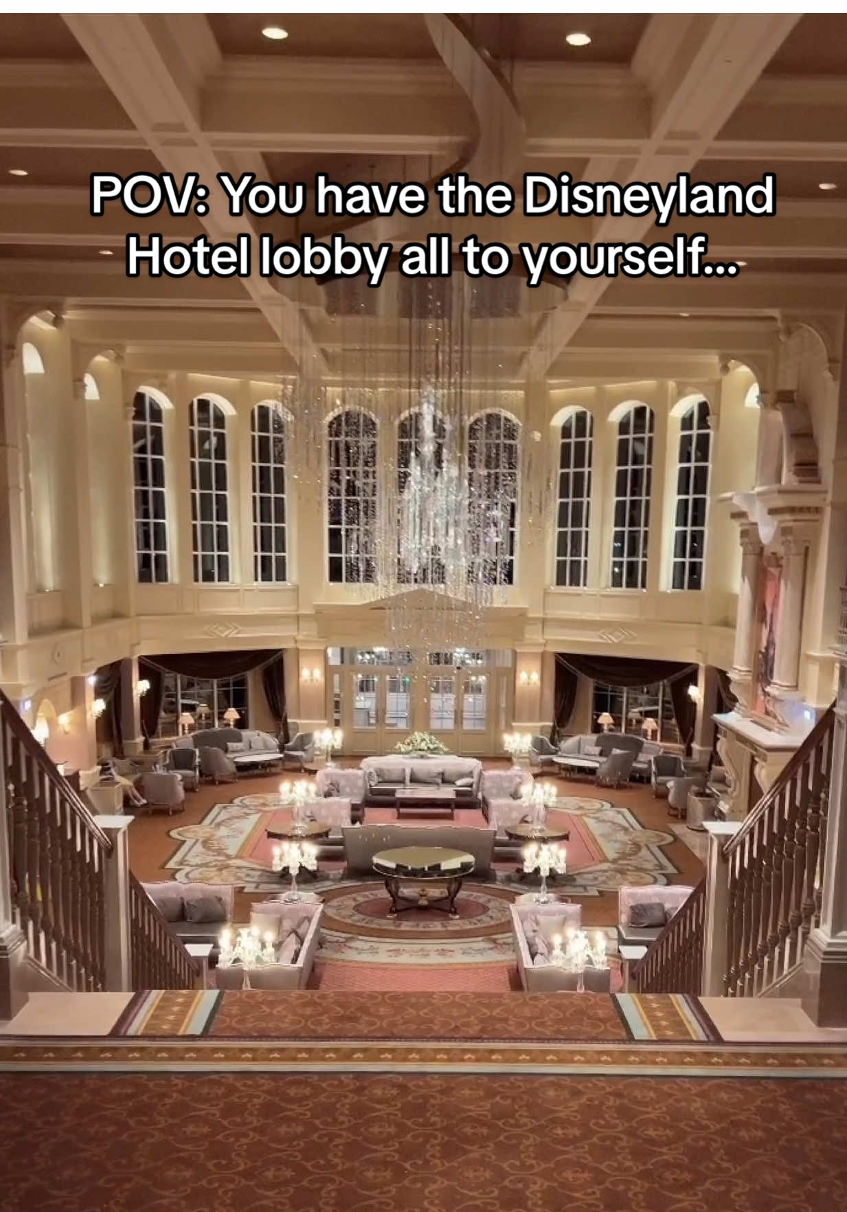 POV: You have the @Disneyland Paris ✨ hotel lobby all to yourself… who wants to live here? 🥹🏰✨ #Disneyland #DisneylandParis #Disney #DisneyParks #DisneyHotels #Hotel #DisneyAdult 