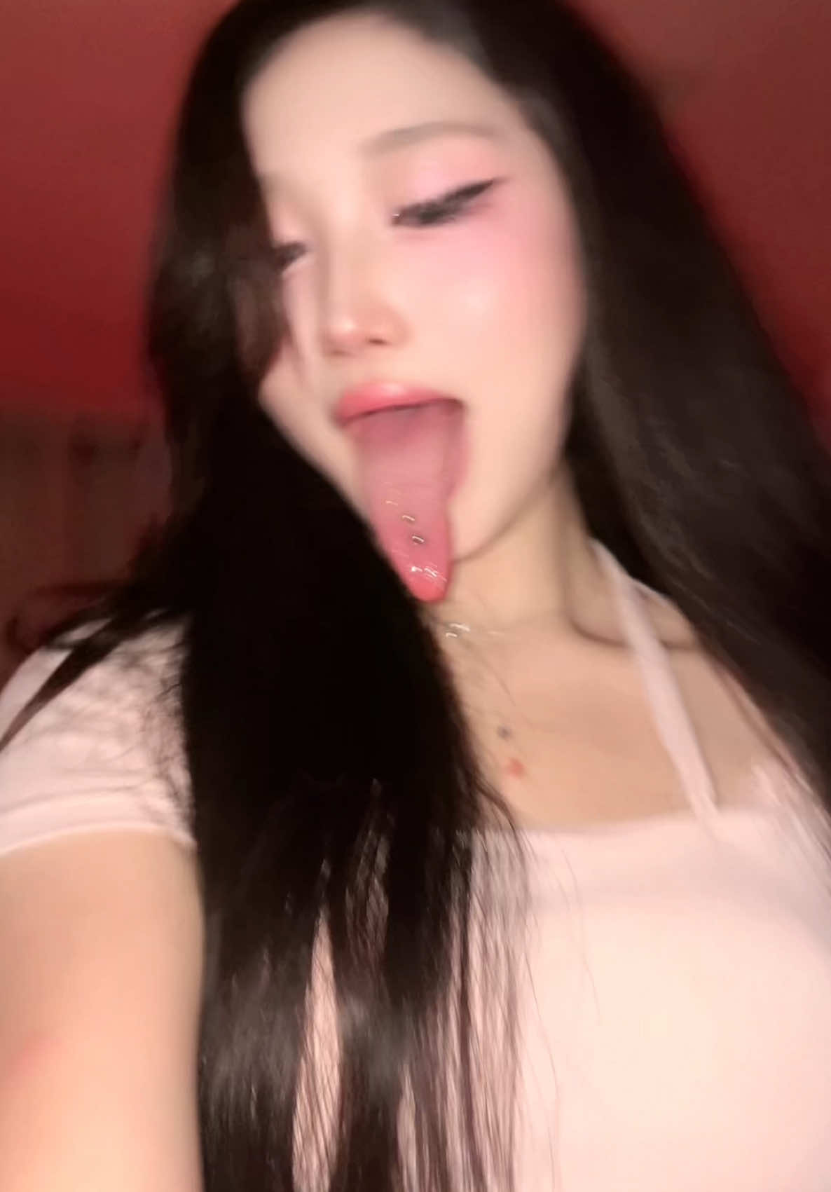 가볍게👅 #혀 #혀피어싱 #longtongue #korean #tongue 