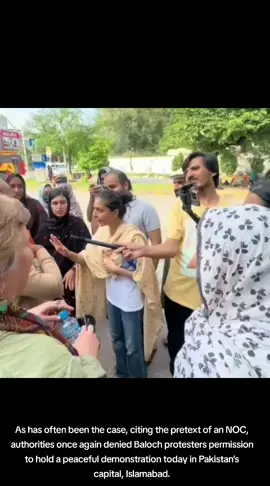 As has often been the case, citing the pretext of an NOC, authorities once again denied Baloch protesters permission to hold a peaceful demonstration today in Pakistan’s capital, Islamabad.