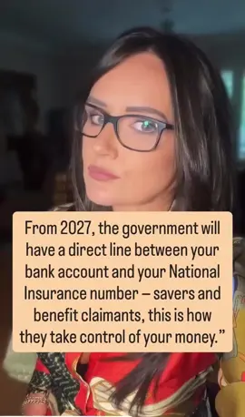 ‼️YOUR SAVINGS ARE BEING TAXED TWICE‼️ Labour’s Latest Tax Grab: Banks Forced to Share More of Your Savings Info with HMRC Every time you save money, your bank will be forced to collect your National Insurance number. They say it’s about taxing savings interest…..But once your NI number is wired to your bank account, the government will have a direct, permanent connection to your finances….And remember, your NI number isn’t just linked to tax, it’s tied to benefits, your work record, and personal data. That means AI could monitor every transaction you make, flag “unusual” spending, and even use it as an excuse to cut your benefits or block access to your own money.  This is the perfect foundation for Digital IDs and Central Bank Digital Currencies — systems of real-time surveillance and control.  It starts with “just” your savings, but it could end with the government deciding what you can buy, when you can buy it, and if you can buy it at all.  #CostOfLivingCrisis #InflationTruth #MoneyControl #DigitalID #CBDC #GovernmentOverreach #InflationIsTheft #FreedomMatters #HoldThemAccountable
