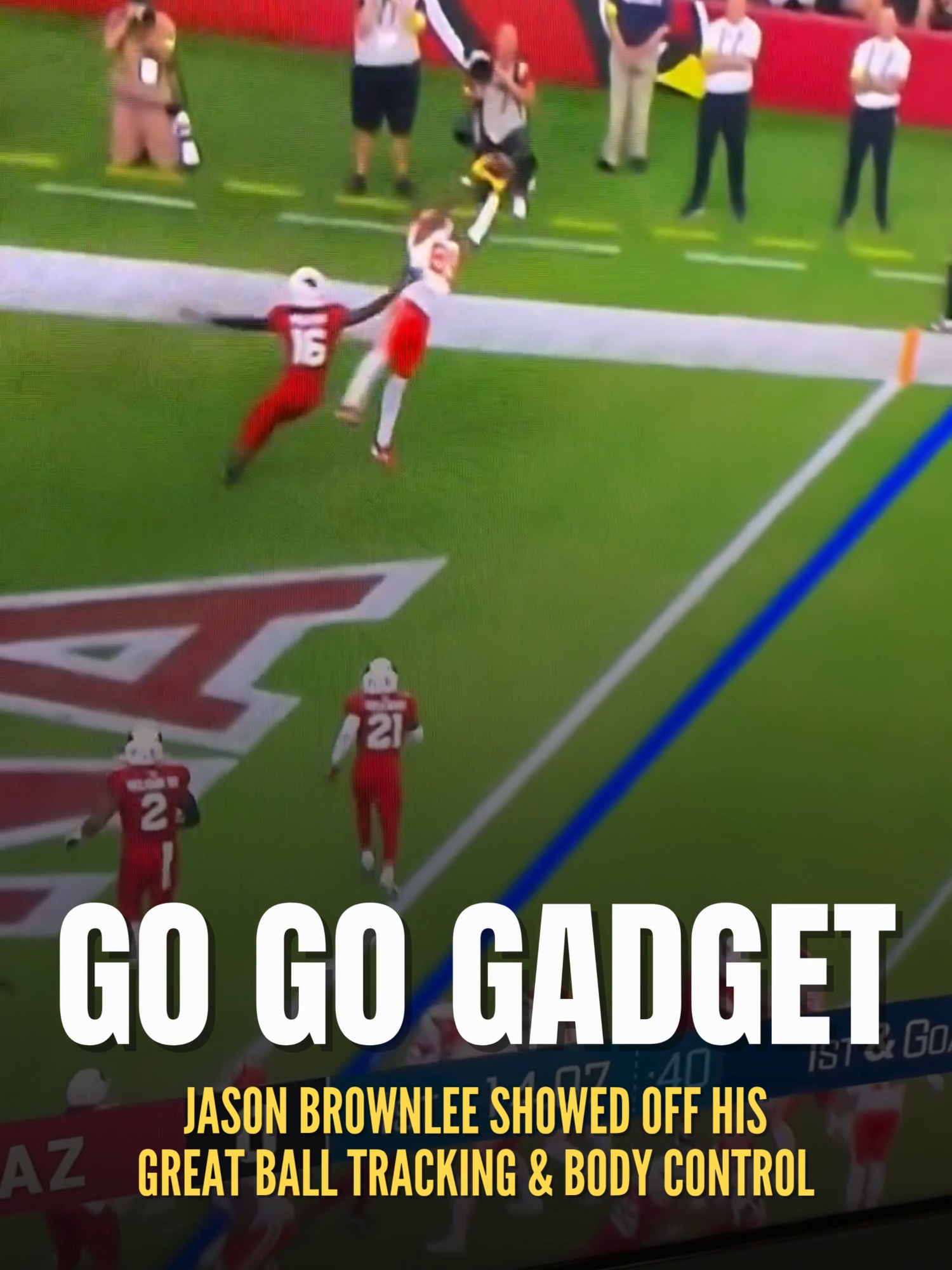 Go-go gadget arms from Jason Brownlee. Mahomes put it on a rope, and Brownlee made it a touchdown. #ChiefsKingdom #PatrickMahomes #JasonBrownlee #NFLPreseason2025