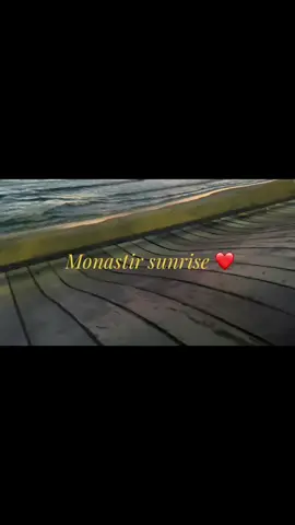 🌅                                              #sunrise #beach #monastir🇹🇳  #tunisia🇹🇳 