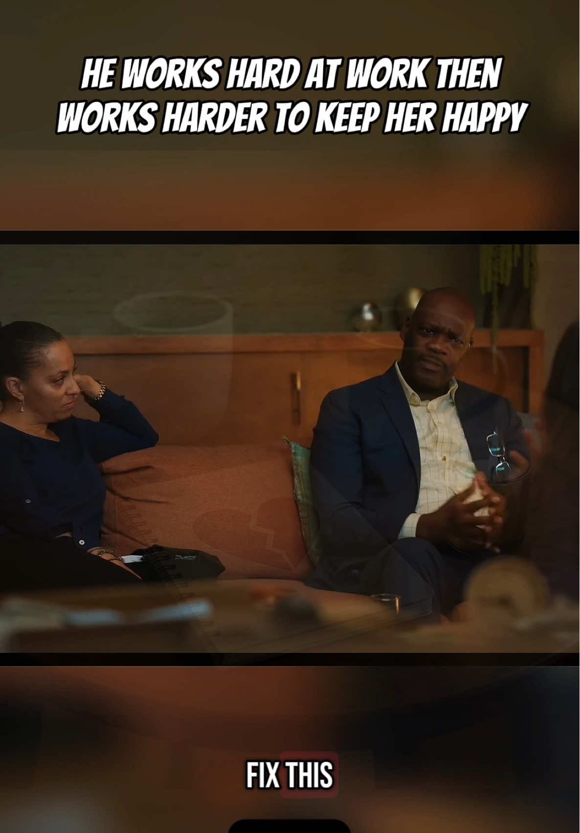 He Works Hard At Work Then Works Harder To Keep Her Happy - Part 1  #drama #couples #therapy #marriage #divorce #couplestiktok 
