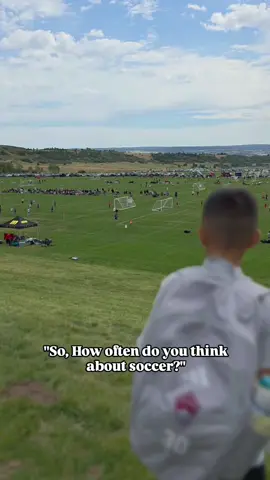 Everyday, every hour, every minute, every second. ❤️  Trust me, it's not like I want to, it just happens when you're kids are obsessed with soccer.  How many times a day do you think about soccer? . #soccermom #soccerboys #soccermoms  #soccerlife  #soccertok  #soccerparents #sportsmom  #relatablemom  #realmomlife  #boymomlife #denverco #millennialmom #soccerkids  #sportslife 