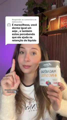 Respondendo a @dalimarsilva depoimento maravilho ❤️ #magnesioinositol #magnesio #cortisol #cortisolelevado #saudeebemestar 