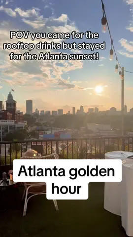 City views, rooftop vibes, and the perfect sunset.#atlantageorgia #sunset #foryou #traveltok #viralvideo 