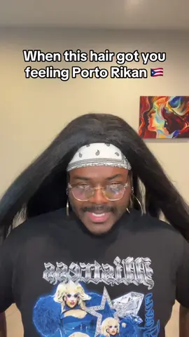 I’s felt Porto Rikan in this hair #fyp #gay #tsmadison #mexicantiktok🇲🇽 #puertorico🇵🇷 #latinotiktok #weppa 