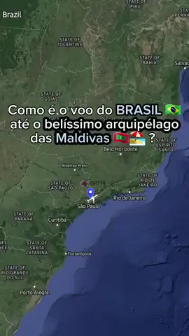 Como é a viagem do Brasil até as Maldivas? 🏖️ 