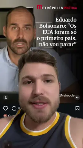 Quem em sã consciência defende Eduardo Bolsonaro ainda? #eduardobolsonaro #donaldtrump #eua #tarifaço #lula #patriota #fy 