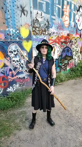 Casting My favorite spells #cosplay #urban #explore #mage #trans #queer #weird