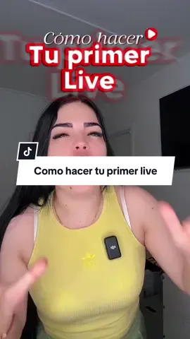 Cómo hacer tu primer live #live #tiktoklive #livetiktok #tiktoktips 