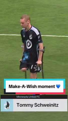 What a legend on his debut 👏 #MLS #Soccer #makeawish #cancer #wholesome 