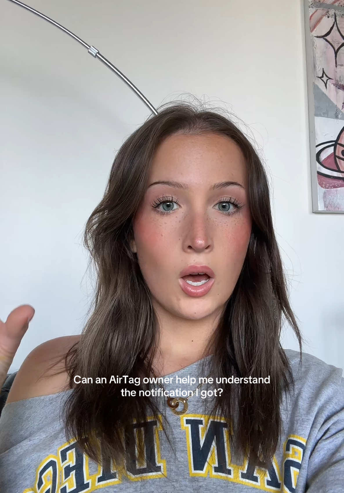 Please help understand what these notifications mean & if I need to start looking for it🥲 #airtag #tracking #safety #awarenessvideo #airtagtracking #beingfollowed #stalking 