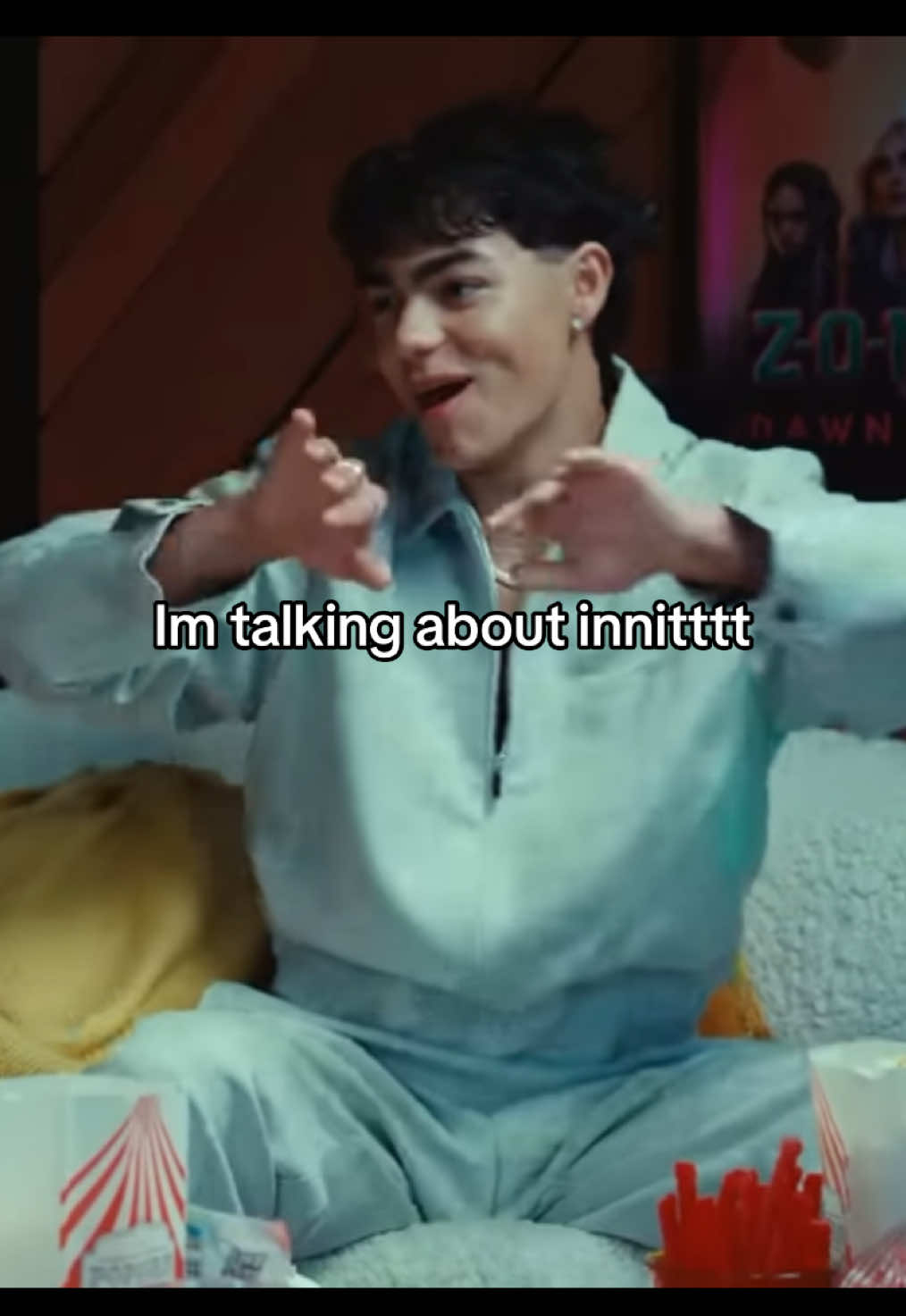 About innitttt @meg @Malachi Barton @disneyzombies #fyp #megdonnelly #malachibarton #innit #trend 