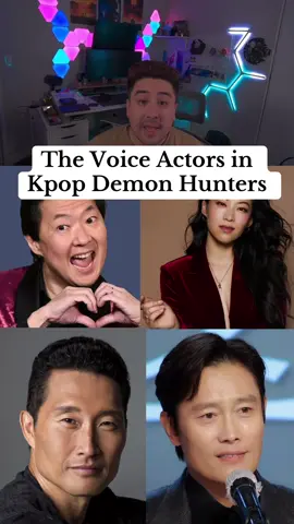 The Voice Actors in Kpop Demon Hunters #ardencho #kenjeong #kpopdemonhunters #voiceactor 