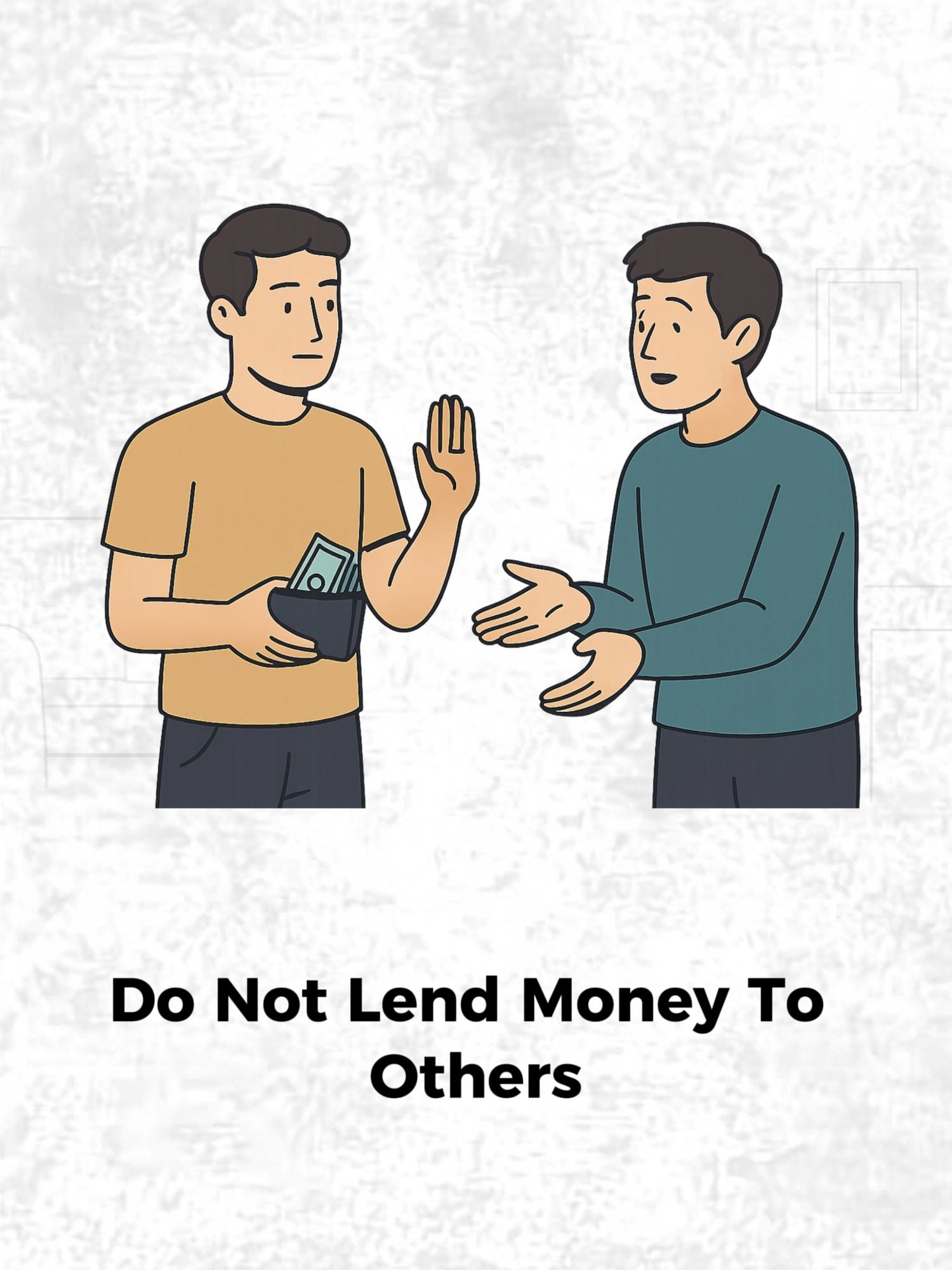 Don't Lend or Borrow your Friends Money