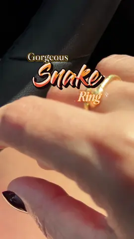 Gorgeous snake ring that is made out of sterling silver. Can fit most people because of the wrap design  @Bamoer-US #creatorpicksfashion #snakering #rings #sterlingsilverrings #wraprings 