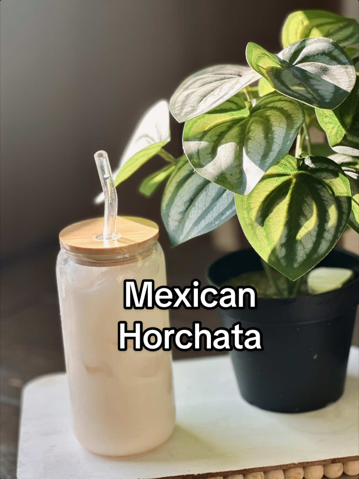 Make some Mexican Horchata with me! A simple delicious recipe to make at home.  Ingredients  1c rice 6c water 3 cinnamon sticks 1c sugar 2c Milk of choice 1Tbsp of Vanilla 1 can Sweetened Condensed Milk Instructions 1. Combine 4c water, rice, and cinnamon sticks in a bowl, cover with ceran wrap, and let sit on counter for 24 hours.  2. Pour your rice water mixture into a large blender, along with the rest of the ingredients.  3. If your blender can’t fit the last two cups of water, just add them into the pitcher you’ll be using to store your horchata in.  4. Strain your blended mixture into a large pitcher and refrigerate! Enjoy! Thanks for watching and don’t forget to tag me if you try this recipe! #mexicanhorchata #cooking #Recipe #cookwithme #horchata 