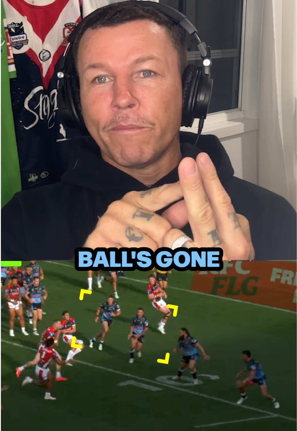 Dragons hit the Sharks with a clean double lead 😮‍💨 | Ep 55 Round 22 Review is now live on all reputable podcast platforms & YouTube #nrl #rugbyleague #fyp 