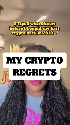 Started my crypto journey in 2018… here are 3 lessons that would’ve saved me time, money & stress 💡🚀 #CryptoTips #LearnCrypto #InvestSmart #Bitcoin #CryptoForBeginners
