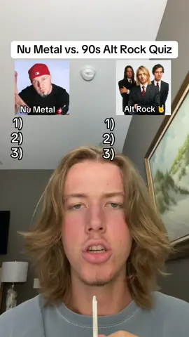 Nu Metal vs. 90s Alt Rock Quiz!!!! What was your score?? #metal #metalhead #altrock #grunge #fyp 