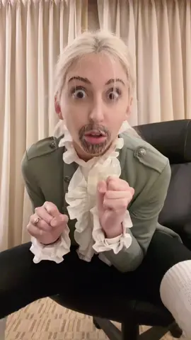 Obsessed with this trend yes I packed this outfit to film this at a convention get off my back Eliza 🙄 #hamilton #hamiltontrend #hamiltonmusical #hamiltontiktok 