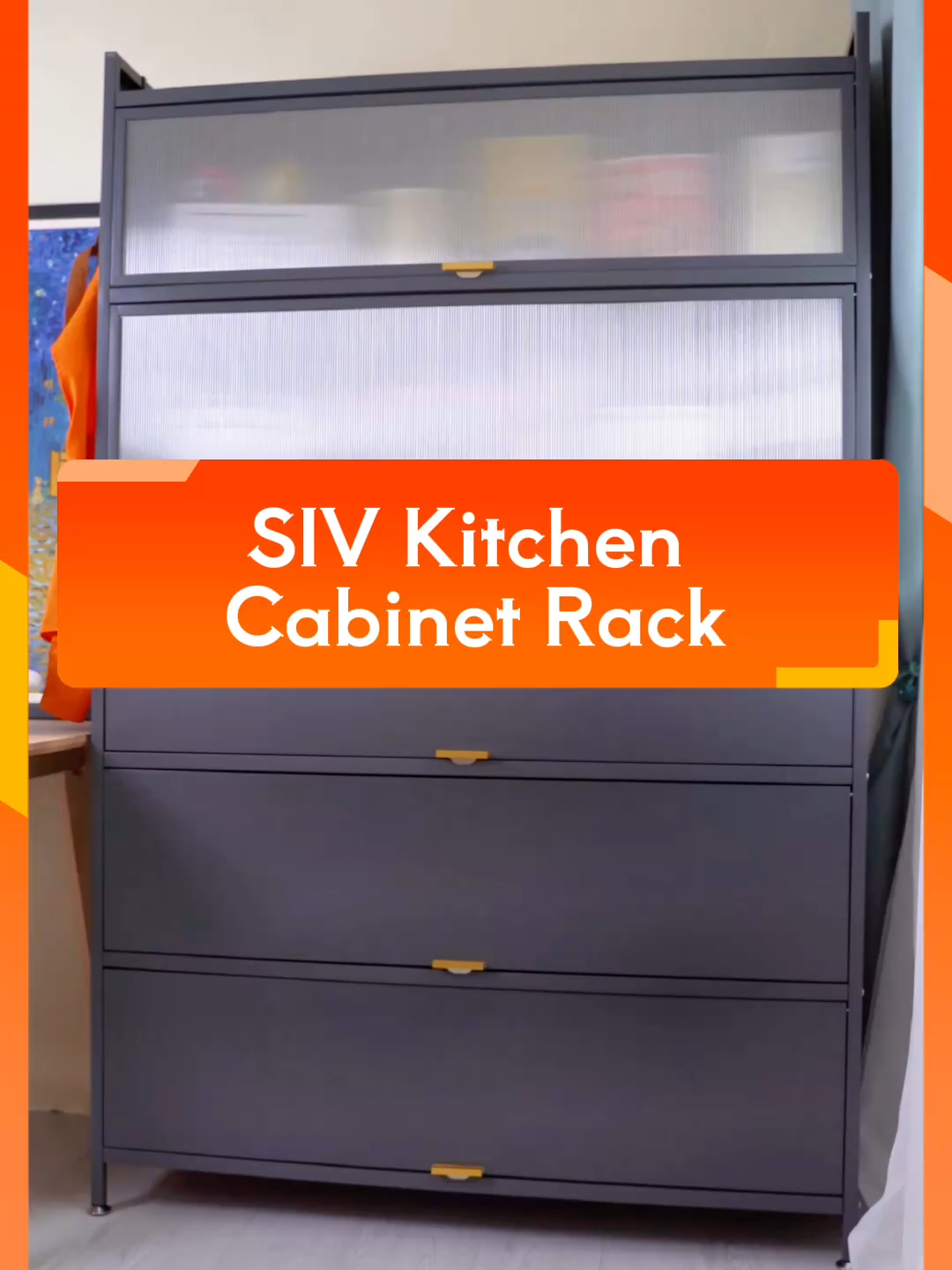 SIV Kitchen Cabinet Rack #multifunction #usefulthings #goodthings #storagehacks #foryou #organization #homehacks #storage #happyramadan#livingtips #goodthingsinlife #racks #organizetips #organziedhome# perfume #yp #kitchenhacks #hometips #sivhomedecomy