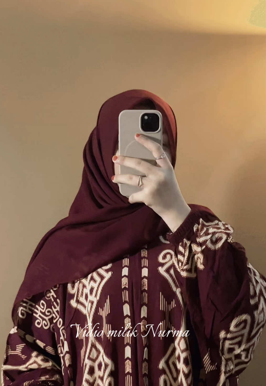 Warnyaa menyalaa di kulitt♥️🤏🏻#gamiskekinian #gamisrayon #kaftan 