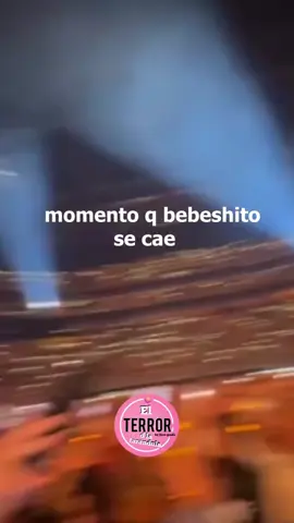 Se callo el Bebenshito en concierto 😱😱😱