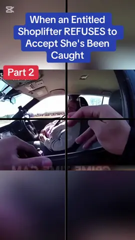 When an Entitled Shoplifter REFUSES to Accept She's Been Caught #police #policeoftiktok #police #copsoftiktok 