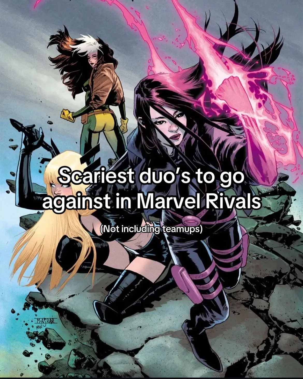 Did I miss any duo’s? #marvelrivals #marvelrivalsclips #duo #bucky #groot #captainamerica #magik #emmafrost #magneto #blackpanther #blackwidow #mantis #duos #hottake #ashrollingstone 