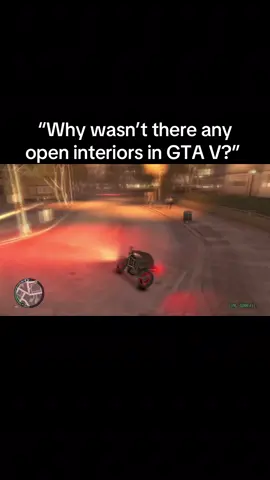 TikTok, all of this is fictional and does NOT reflect the actual mentality of the person who made this video.  This is why GTA V has limited access to interior buildings. #gta4 #gta #gtav #libertycity #nikobellic #rockstargames #gta6 
