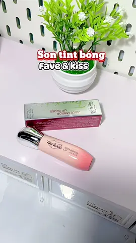 FAVE&KISS Son Tint Bóng Trái Cây #favekiss #sonfavekiss #son #sonmoi #sonxinh #sonli #sonkem #lamdep #skincare #makeup #xuhuong #xuhuongtiktok #unboxing 