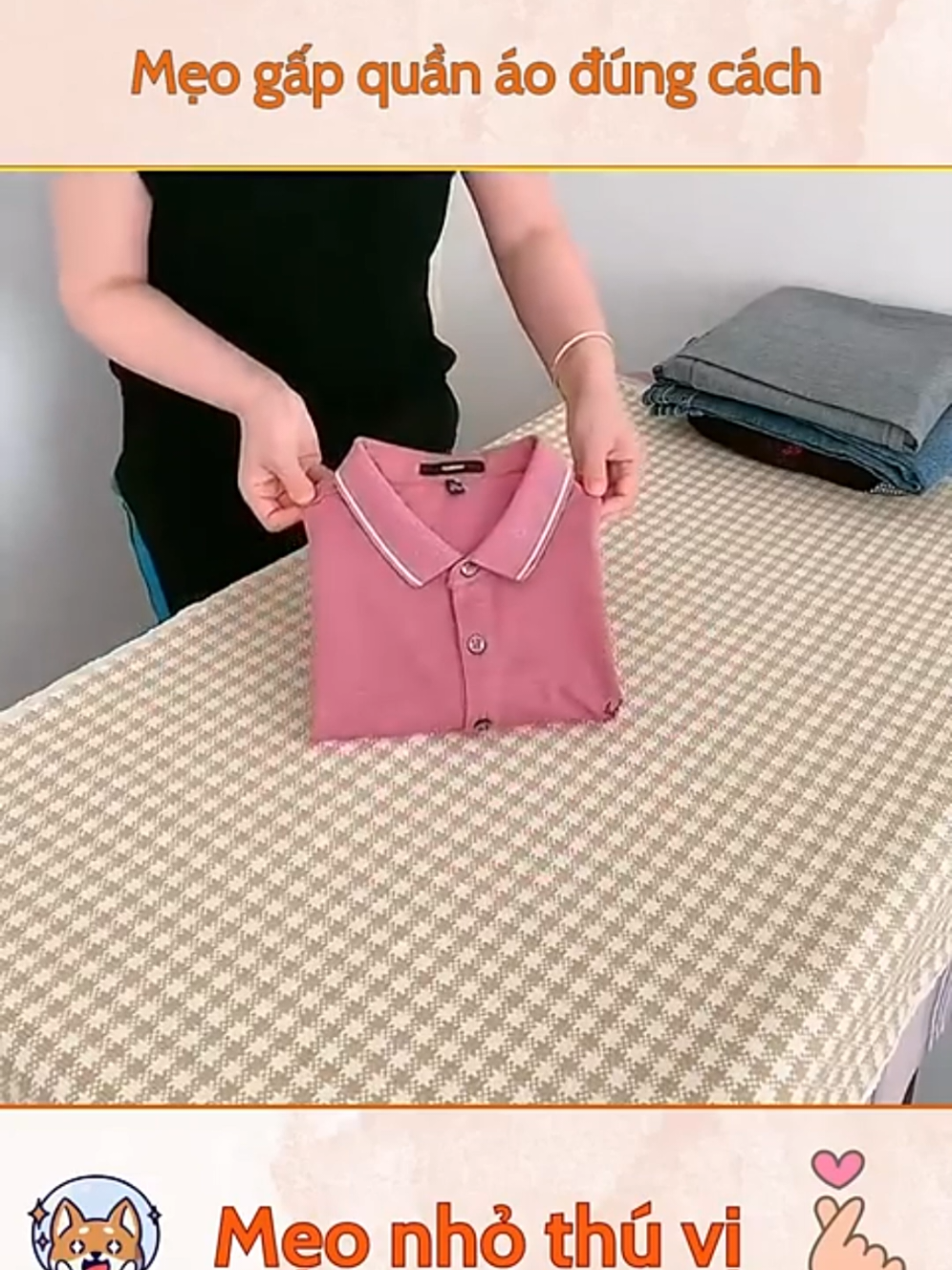 Top 10 mẹo gấp quần áo đúng cách bạn phải xem ít nhất 1 lần #top10 #gap #quanao #meo #dungcach #thuvi 