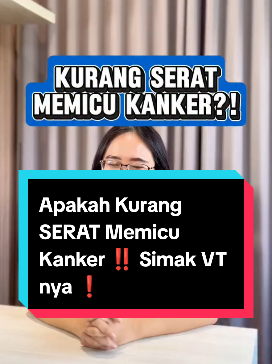 Apakah Kurang SERAT Memicu Kanker ‼️ Simak VT nya sampai selesai ya  ❗ #serat #sayur #sayuransegar #sayuransehat #sayuran #kanker #usus 
