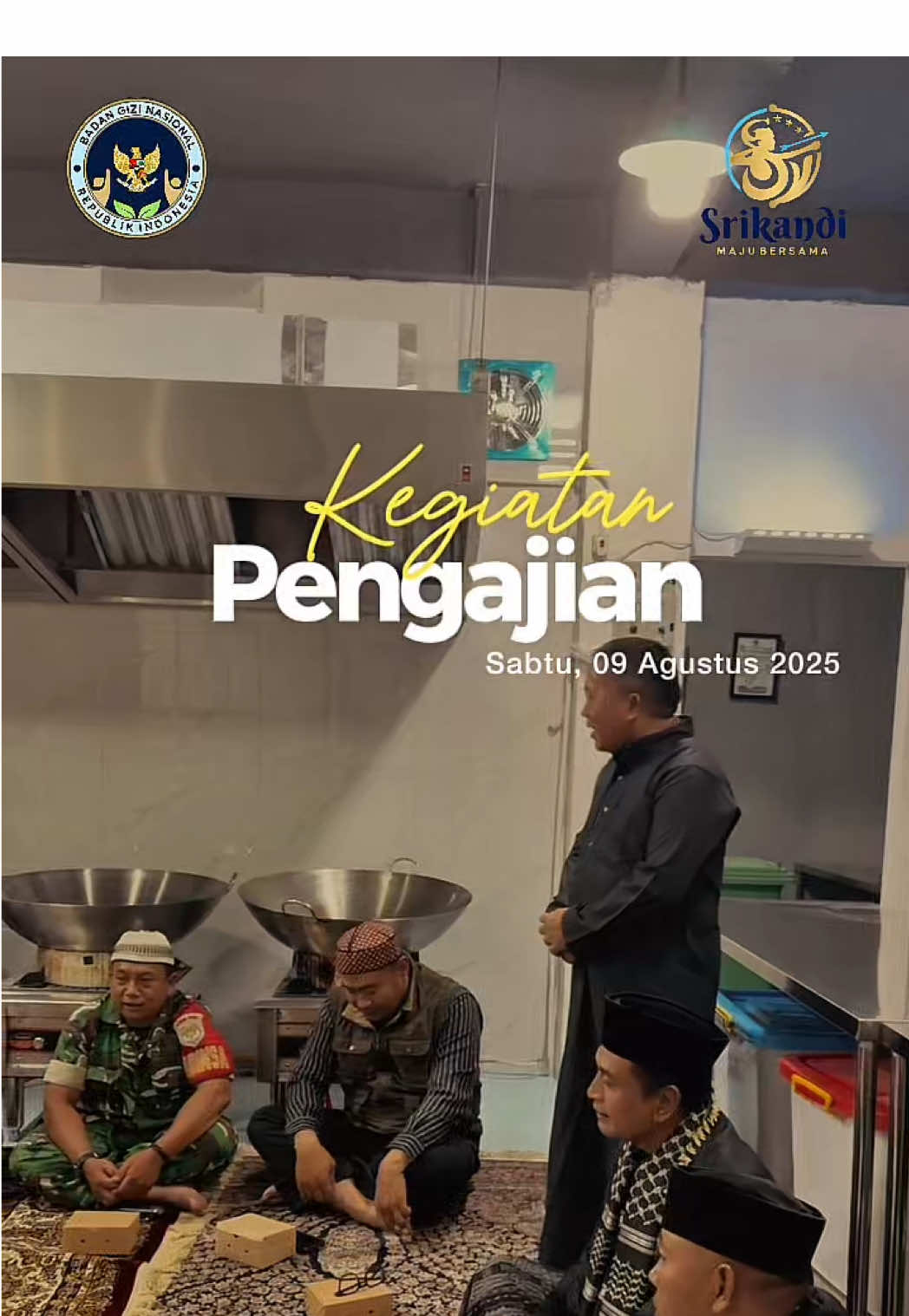 Alhamdulillah dilaksanakannya kegiatan Pengajian Bersama Tim SPPG LARANGAN yang dilaksanakan di dapur SPPG LARANGAN 🙏🏻✨#sppg #sppglarangan #badangizinasional #BGN #dapurmbg #ujicoba #MBG #makanbegizigratis 