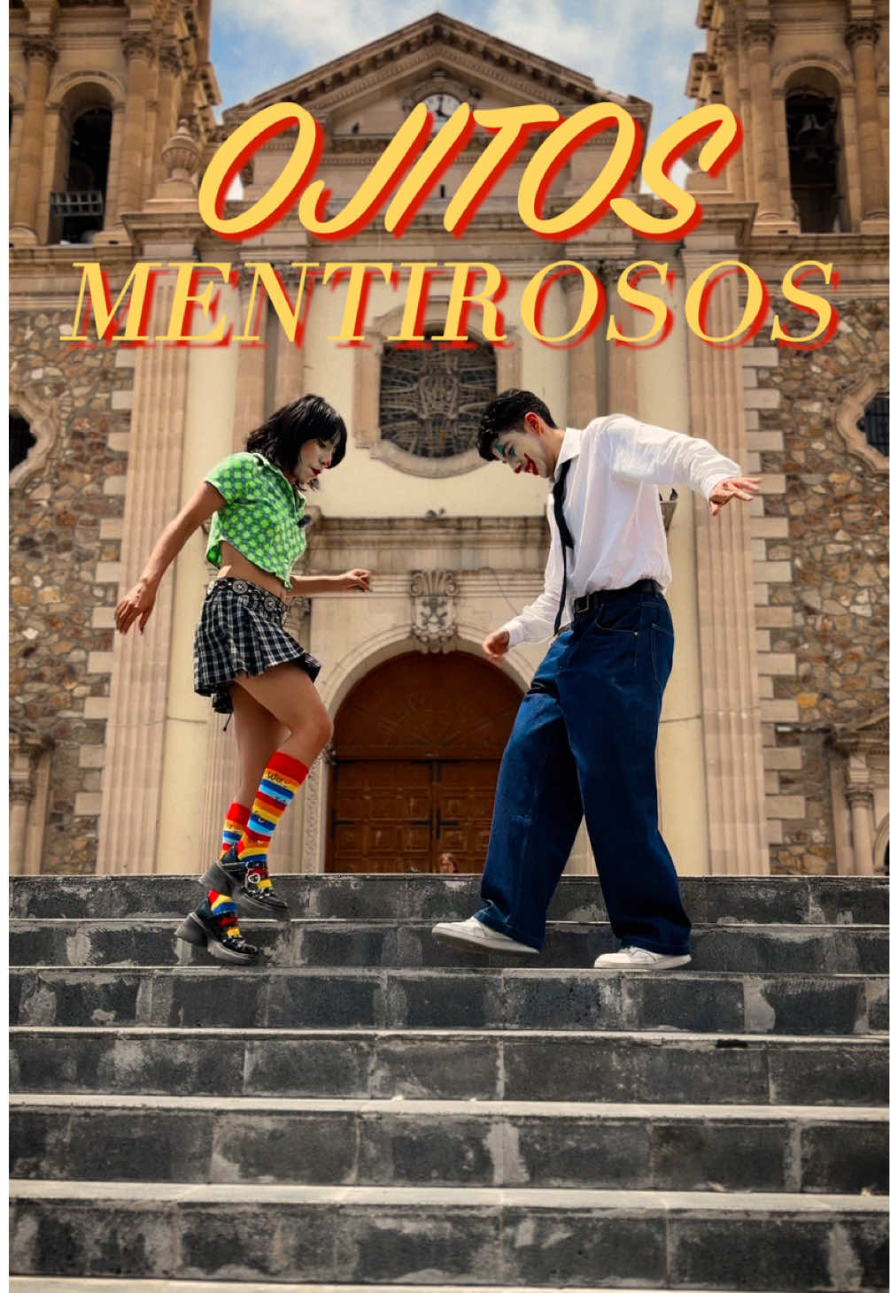 Mi versión de OJITOS MENTIROSOS 🤡 con el talento especial ✨ de @yuitenaa #fyp #cine #mexico🇲🇽 #cortometraje #desamor 