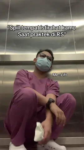 Kalau kalian biasanya curi istirahat dimana nih Guys kalau praktek di Rumah sakit? #rs #rumahsakit #praktekrumahsakit #pkl #pkd 