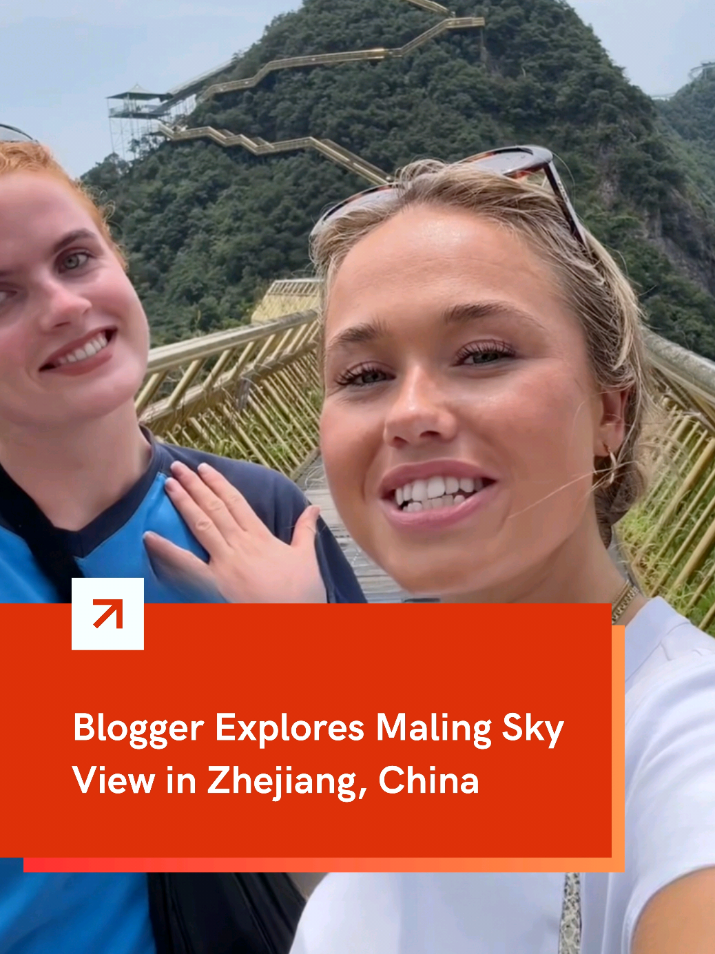 A #Norwegian #blogger stumbles upon breathtaking views at Maling Sky View in #Zhejiang. 🌄⛰️ #ChinaTravel