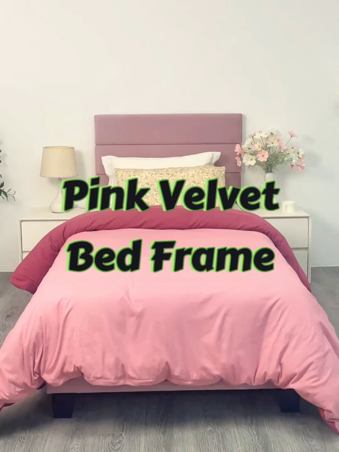 Is This the Perfect Pink Bed Frame? Classic, Comfy & Strong! 🌸 #muticor #muticorfurniture #bedframe #homedecor #bedroommakeover #bedroomdecor #bedroominspo #tiktokmademebuyit #pinkaesthetic