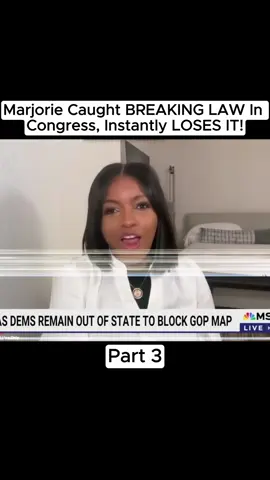 Marjorie Caught BREAKING LAW In Congress, Instantly LOSES IT! Part 3 #news 