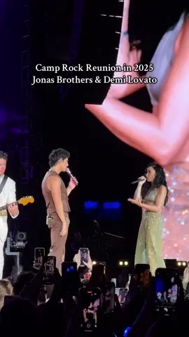 Camp Rock reunion in 2025 was not on my bingo card thank you Jonas Brothers and Demi Lovato @Jonas Brothers @Demi Lovato #jonasbrothers #camprock #demilovato #joejonas #greetingsfromyourhometown 