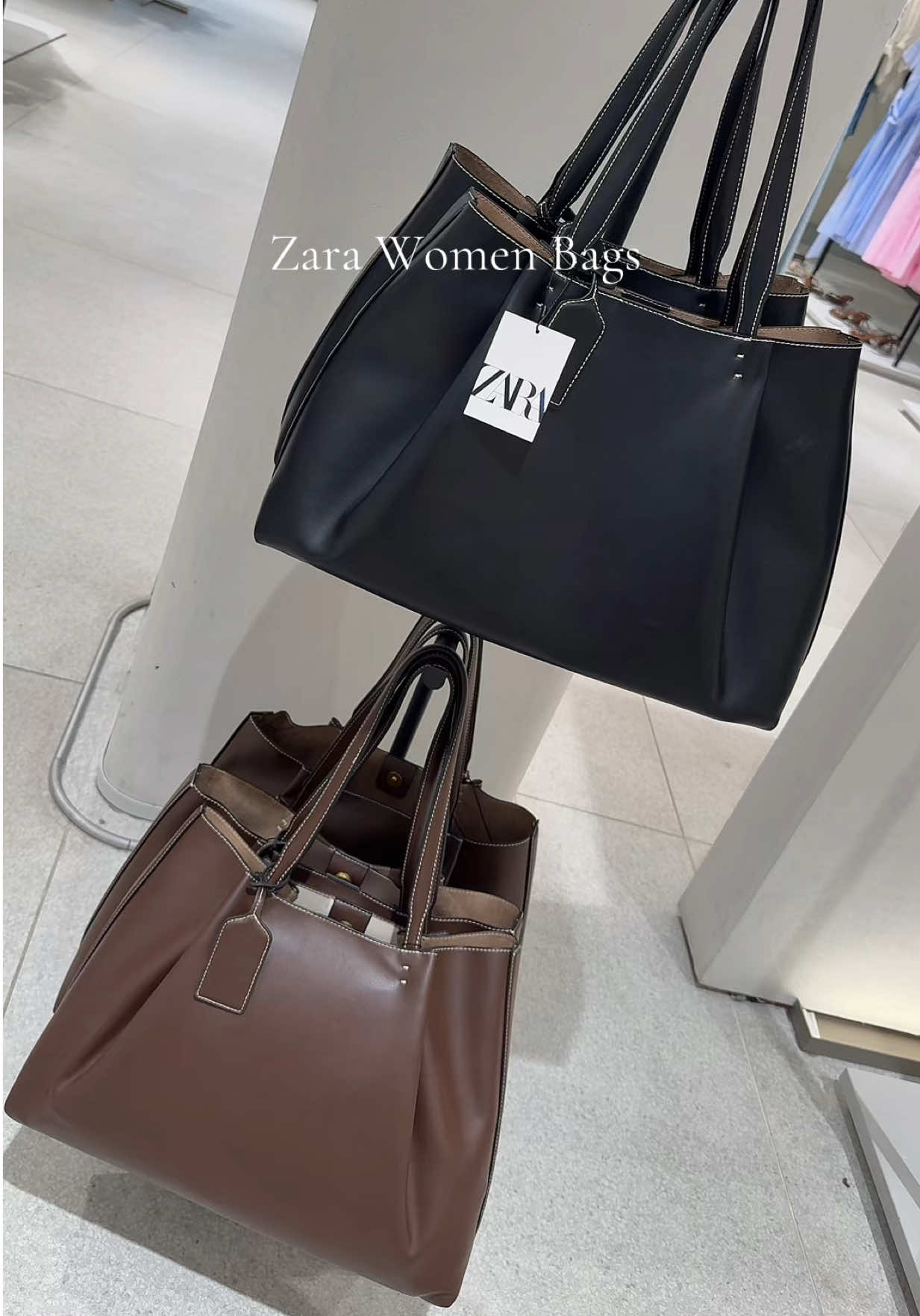 These bags from Zara are sooo cute!!! They have so many fall color bags that I absolutely fell in love with!!Comment down below which one is your favourite!! 🤎 @ZARA  . . . . #zara #zarahaul #bag #fall #fallfashion #viral #foryoupage 