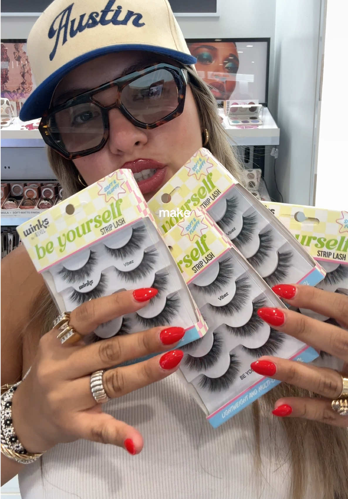 she’s a strip lash girly for life okkkkk #lashes #striplashes #ultabeauty #ardelllashes 