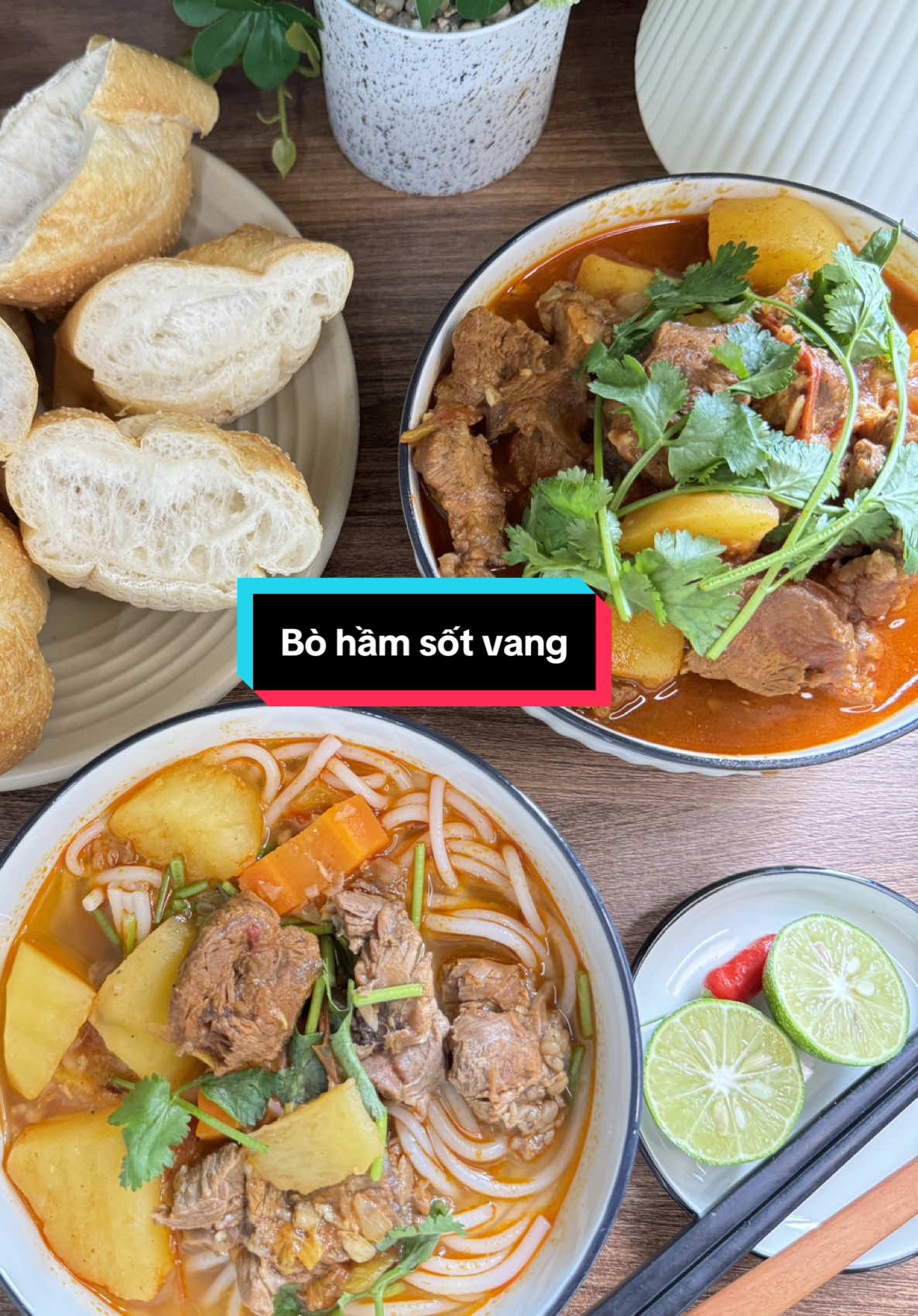 Bò hầm sốt vang - Món tủ của mình khẳng định chưa bao giờ bị lỗi luôn 🥰 #bohamsotvang #bosotvang  #nhanongthonangi #comque #bepnha #amthucvietnam #monngonmoingay #fyp #foryou #foryoupage  @Nhà Nông Thôn Ăn Gì? @ @Nhà Nông Thôn Ăn Gì?  @Nhà Nông Thôn Ăn Gì? 