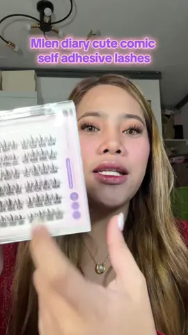 Do you know about DOUBLE GLUE METHOD ? here’s the tutorial, No need glue lashes cute comic @MlenDiary PH #mlendiary #mlenph #viral #fyp #eyelash #eyelashextensions 