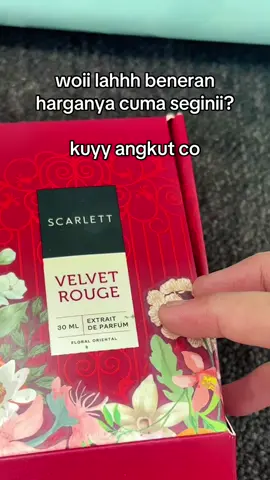 yang hoki aja sih dapet harga murah karna harga normalnya 75k😋 #scarlettparfume #scarlett #parfum 