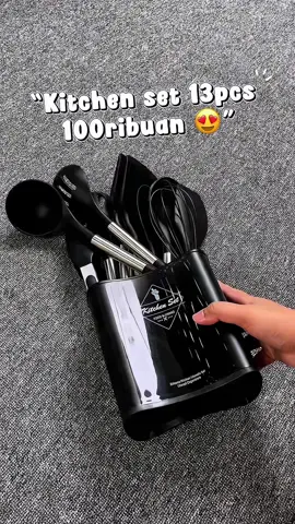 Kitchen set silikon 13 pcs ini cuma 100ribuan aja, lengkap banget! 😍 ✔ Food grade & tahan panas 230°C ✔ Anti lengket & mudah dibersihkan ✔ Estetik, aman, dan awet 📌 Pilih warna favoritmu sekarang, klik keranjang kuning sebelum kehabisan 🛒 #KitchenSet #AlatMasakSilikon #DapurEstetik #MasakMudah #FYP #TikTokShop #RekomendasiTikTok #PeralatanDapur #ViralDiTikTok #DapurCantik #reviewtiktokshop 